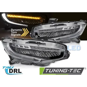 Přední světlomet PLNé LED PŘEDNÍ SVĚTLA ČERNÁ pro HONDA CIVIC X 16-21