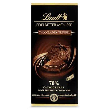 Lindt čokoláda Edelbitter hořká Mousse Chokoladen Trüffel 150 g