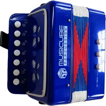 Hudební nástroj pro děti Akordeon 14tonový modrý