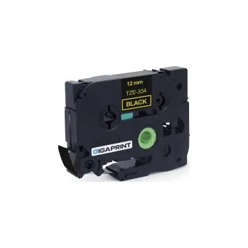 Pásek do tiskárny Gigaprint příslušenství pro Brother P-touch 1830VP Kompatibilní - Zlatý