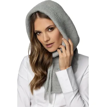 Šála Kapuce Vivisence 7097 - výprodej Barva: Šedá, Velikost: UNI