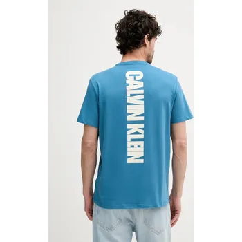 Oblečení a móda Bavlněné tričko Calvin Klein Jeans LV04RC846G tyrkysová 69X, vel. S