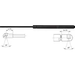 Pneumatická pružina, zavazadlový / nákladový prostor, 2110341