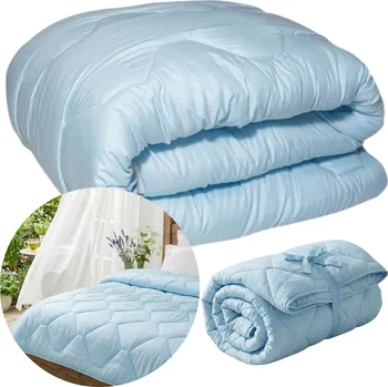 přikrývka CELOROČNÍ PŘIKRÝVKA 140X200CM / ANTI-ALERGICKÁ MĚKKÁ NADÝCHANÁ - POLSKÝ VÝROBEK