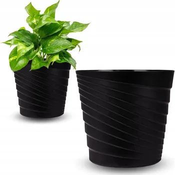 Květináč OMAGO šedý plast Květináč 30 cm x 30 x 27 cm