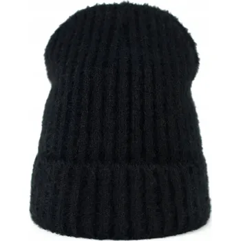 Čepice Szaleo Zimní čepice beanie černá, univerzální velikost