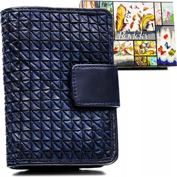 Rovicky dámská peněženka z pravé kůže, modrá