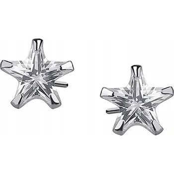 Náušnice Stříbrné náušnice Siju K434 hvězdičky, stříbro ryzost 925