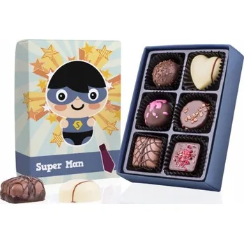 Bonboniéra Bonboniéra 6 čokoláda pralinek, dárek muž