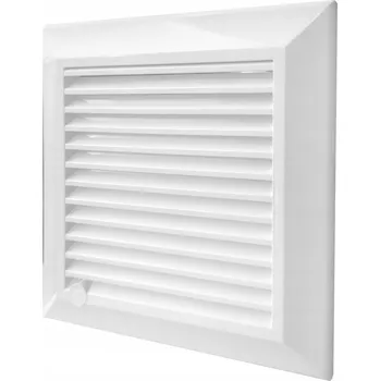 Větrací mřížka Ventilační mřížka s žaluzií Dospel bílá