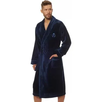 Pánský župan Pánský župan Luca dark blue LandL modrá tmavá XXL