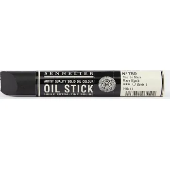 Olejová barva Oil Stick Sennelier S1 38 ml – 759 Mars Black