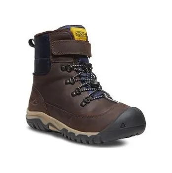 Dětská treková obuv Trekingová obuv Keen Kanibou Wp 1028082-1 Hnědá 34