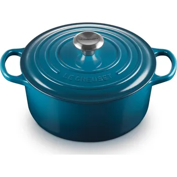 Hrnec Kastrol SIGNATURE 24 cm, 4,2 l, DEEP TEAL, litina, Le Creuset