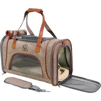 Taška pro psa a kočku TopTechnology LDLC QS-012 Taška pro domácí zvířata - přenosná a skládací (Žlutá zázvorová)