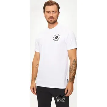 Plein Sport T-Shirt AADC MTK7940 STE001N Bílá Regular Fit M