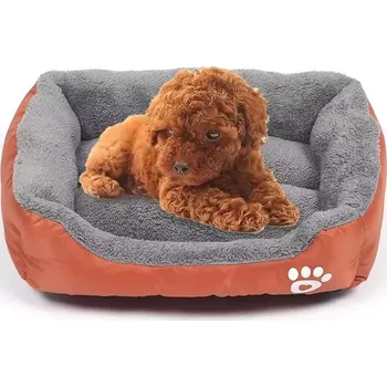 Pelíšek pro psa TopTechnology Hřejivá podložka pro psy Candy Color, velikost S, 43×32×10 cm (oranžová)