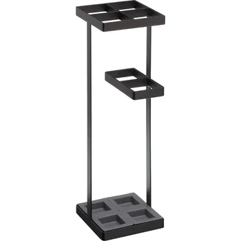 Úložný box Černý kovový stojan na deštníky Yamazaki Tower