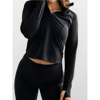 Dámské tričko Sinsay - Sportovní tričko s dlouhým rukávem Gym Hard - černá - 538HC-99X - 538HC-99X-XXL