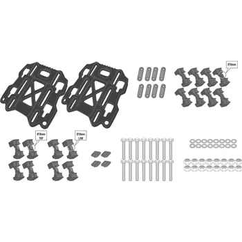 Motodoplněk ZGRT709FS náhradní upínací plotny pro brašny GIVI GRT709, pro nosiče PL...