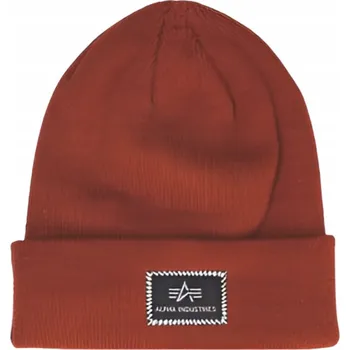 Čepice Zimní čepice Alpha Industries červená, univerzální velikost