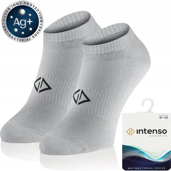 Pánské ponožky Intenso Ponožky 0624_wz005 stříbrné, velikost 41-43