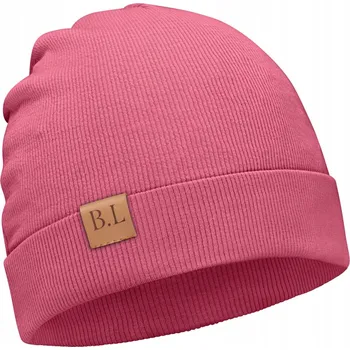 Čepice Čepice unisex s nášivkou BL - světle růžová vel. 1