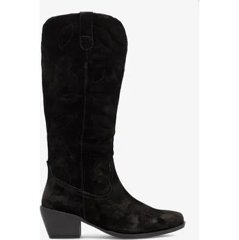 Dámské kozačky Lasocki dámské kozačky do půlky lýtek na sloupkovém podpatku, velikost 40