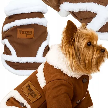 Moto bunda Bunda Fazoo hnědá XXL