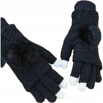 Rukavice Hopki akrylové rukavice s pěti prsty, univerzální velikost - dámské