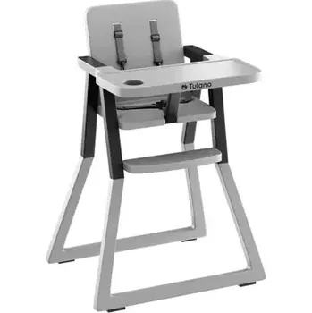 Jídelní židlička Tulano Morsel 25 Židlička ke krmení šedo-černá (TN-MORSEL 25 GREY-BLACK)