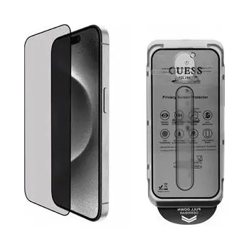 Tvrzené sklo Guess 2.5D PRIVACY pro iPhone 16 Pro černé