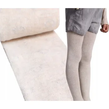 YOCLUB punčocháče béžové bavlna, velikost 134