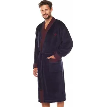 Pánský župan Pánský župan Royal dark blue LandL modrá tmavá L