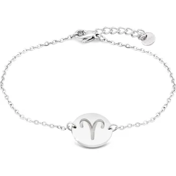 Náramek biju Náramek z chirurgické oceli s pevným přívěskem, znamení Beran 2001960-1