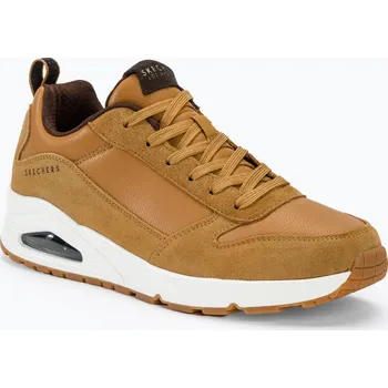 Pánská obuv Pánské boty SKECHERS Uno Stacre whiskey/white