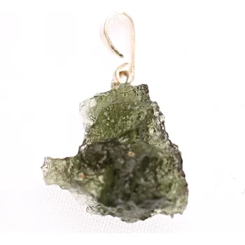 Přívěsek Magieprirody.cz Přívěsek Vltavín 1.6 g 17 x 15 mm šlupna chirurgická ocel #V118