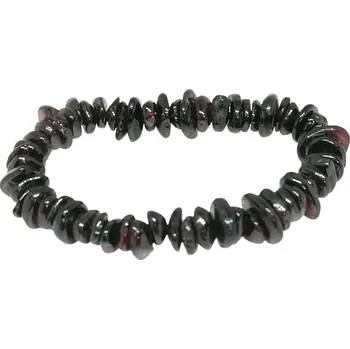 Náramek Granátový náramek nepravidelné velké disky