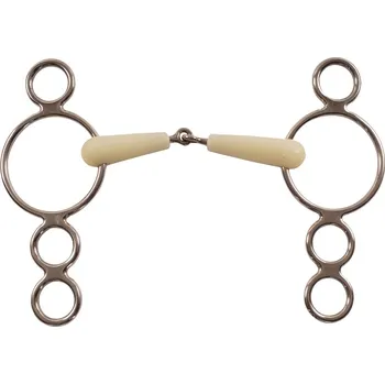 Udidlo pro koně Udidlo sněhulák jednou lomené Happy Mouth 14,5 cm