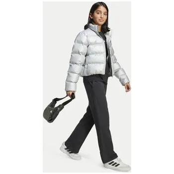 adidas Zimní bunda Glam JM1670 Šedá Regular Fit 13_14Y