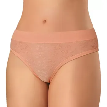 Dámské spodní prádlo Spodní dámské kalhotky Andrie PS 1043 meruňková velikost L-42/44