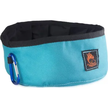 Miska pro psa Firedog Click & Go cestovní miska 1,0 L baby modrá