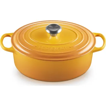 Hrnec Kastrol SIGNATURE 29 cm, 4,7 l, oválný, NECTAR, litina, Le Creuset