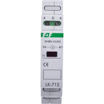 Bezpečnostní kamera F&F KONTROLKA NAPÁJENÍ ČERVENÁ LED DIODA FIF LK-712R-10-30V AC/DC