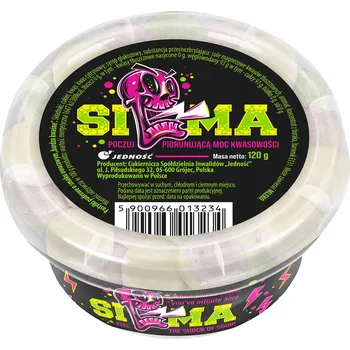 Bonbon Jedność Pastilky s ovocnou příchutí Velmi kyselé Sigma 120 g