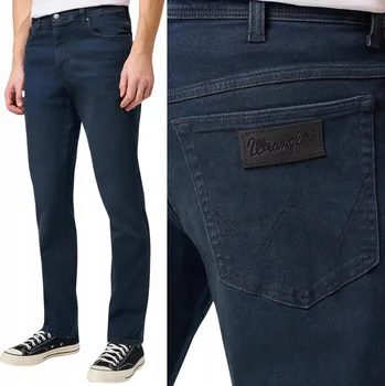 Pánské džíny Wrangler Texas Slim pánské džíny se zúženými nohavicemi, velikost 42/32