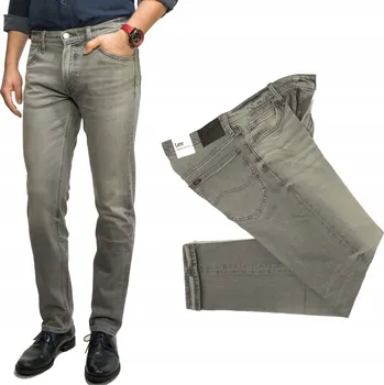 Pánské džíny Lee DAREN Washed Out Džíny rovné šedé pánské džínové kalhoty W33 L32