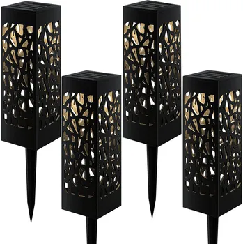 Venkovní osvětlení Verk Group Zahradní lampa solární dekorativní sada 4 kusů soumrakový senzor Velikost: Univerzální