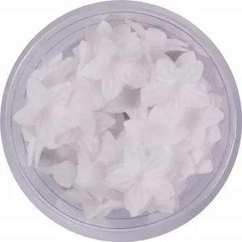 Obraz Mini oplatkové kytičky bílé 50 ks