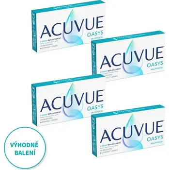 Kontaktní čočky Johnson & Johnson Vision Care Acuvue Oasys Multifocal (24 čoček)